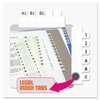 Redi-Tag Side Tab, A-Z, White, PK104 31005